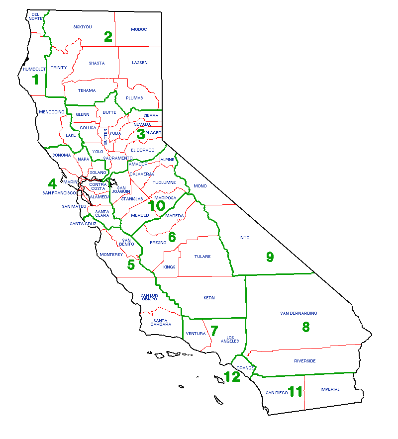 Caltrans District Map Pdf Ucp - Caltrans District Map